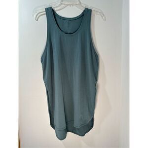 Lululemon Cool Racerback women’s teal tank top size 8.  #24-1781